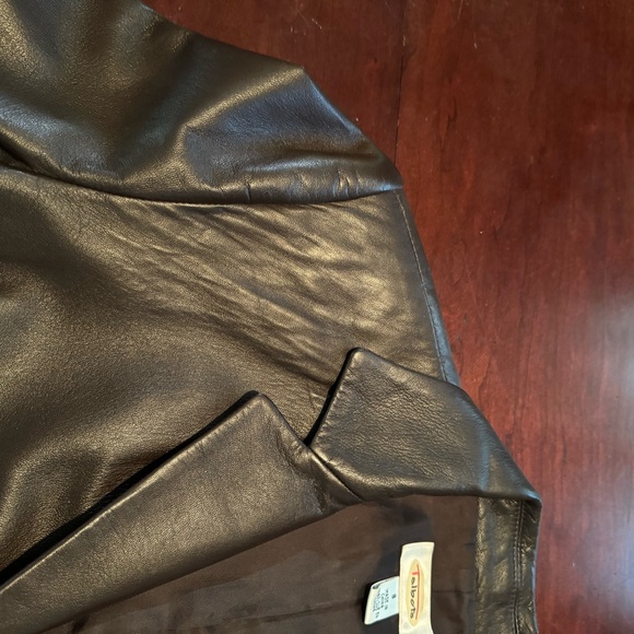 Talbots Leather Jacket - Picture 5 of 9